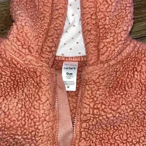 Carter’s baby Pram fleece onesie - Picture 2 of 2